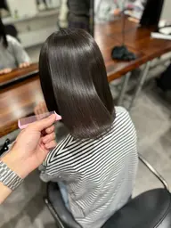 💜カット+縮毛矯正+トリートメント💜