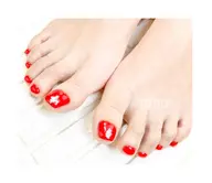 🔴オフあり【シンプル/きれいめ】(フットバス・ケア込) 2本までのワンポイントデザイン◎