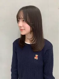 🩵カット🩵2.3回目のご来店の方25%オフ10-20代女性ミディアム〜ロング(ショート、メンズ不可)
