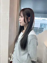 【minimo限定価格】ロング料金0￥ダブルカラー＋ケアカラー＋つるりんちょトリートメント