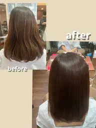 【人気No.2】🍋ダメージレス縮毛矯正+プチトリートメント🍋