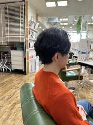 《韓国風カルマパーマ》センターパートとの相性抜群のカルマパーマ