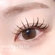 【今だけ限定🌈話題のパリエク】パリジェンヌ+フラットラッシュ最大120本