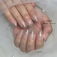 【自爪】ベース色ありのラメグラデーション(初回ソフトジェル付け替えオフ無料) 5,200円→4,700円