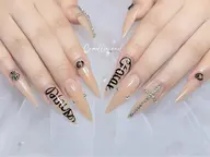 チップ長さだし持ち込みデザインアート6本まで