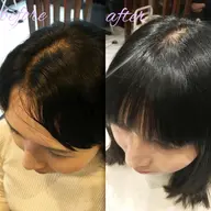 前髪のみハイブリッド縮毛矯正※ブリーチ毛不可