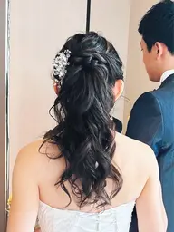🎀🥂【ヘアセット】🥂🎀✨💒✨金箔・パールシール付き