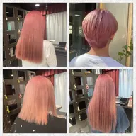 🩷ピンク系限定ブリーチありダブルカラー🩷