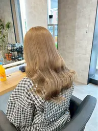 【一日2名限定】学生さんにおすすめ❗️💛ブリーチダブルカラー➕コテ巻き仕上げ💛ミニモ学割