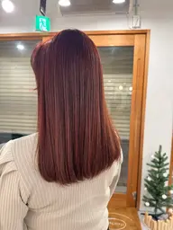 カット➕ワンカラー➕🫧極上のうる艶髪へ5stepトリートメント🫧(15400円→11550円)