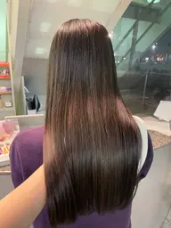 【髪質改善メニュー】ブリーチなしカラー+髪質改善トリートメント