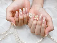 ✋手🔰練習モデル🦋初回ジェルオフ無料‼️クリアフレンチ【すぐ予約OK💫💫】