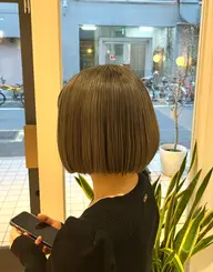 ケアブリーチ使用3Dハイライトカラーorグラデーション&1ステップtr