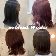 【🌿 ご新規様限定 🌿】ブリーチ無しダブルカラー ＋ ミルボントリートメント ◎