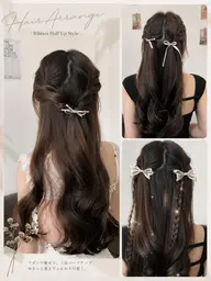 特別な日に可愛く簡単スタイルのヘアセットします🌈条件あり補足説明ご確認下さい🙇♀️
