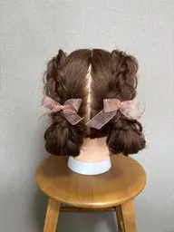 ミニモ限定🫧ヘアセット🎀お祭り•浴衣ヘア🎐