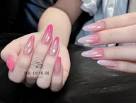 【当店限定韓国風】チップ長さだし＋マグネット×グラデの最旬デザイン