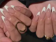 🦐チップ長さ出しフレンチ/ベースあり☆12980