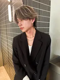 【メンズ限定】【白髪ぼかし/オシャレ♪】ハイライト × オージュア4stepトリートメント✨