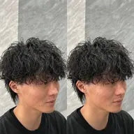 カット➕シャドウパーマ
