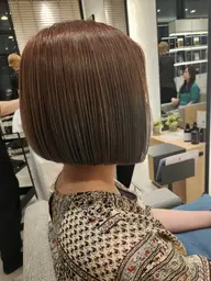 💜パツッとボブ💜ワンレンカット💜ツヤ感トリートメント付き💜