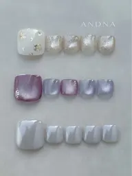 【期間限定クーポン】先取りフットネイル🫧 定額アート、マグネットなどデザインご相談　オフあり初回無料