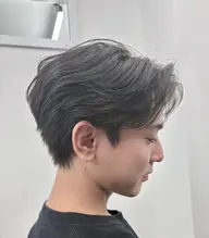 🟢【🇰🇷毛流れパーマスタイル🇰🇷】メンズセンターパート➕ニュアンスパーマ 卒業、入学式前限定価格￥8800