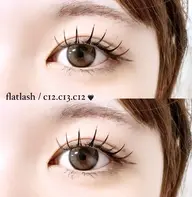 🌿マツエクフラットラッシュ140本