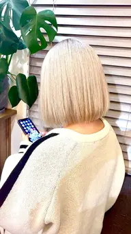 💙組み合わせメニュー💙カット＋Wブリーチ＋カラー＋トリートメント