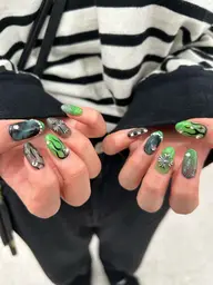 【パラジェル】🩵【4月限定❕】🌸オフ/ケア込み持ち込みアート❕