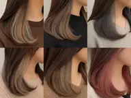 👑人気No.3【インナーカラー(イヤリングカラー)】少ダメージでオシャレに🎀フルブリーチに勇気が出ない方に大人気です