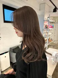 【✨カラーに迷ってる方向け✨】ブリーチなしワンカラー＋ケアトリートメント✨　トレンドカラー/人気/韓国風