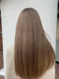 🔸流行り🔸ブリーチ無しWカラー+カット+3stepトリートメント/ブリーチせず、明るく透明感が欲しい方におすすめ