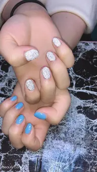 minimo限定🔥フラッシュネイル🔥：/オフ込み/５本プラッシュ➕５本カラージェル/マグネットネイル）