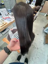 【新規】カット+髪質改善ケアカラー🩵高濃度水素トリートメント髪質改善