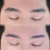 【メンズ】眉毛スタイリング✨［ワックス+間引き］