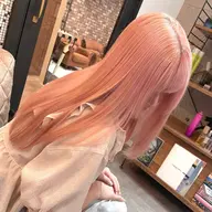 【🍊暖色系カラー限定🍊】ブリーチ(ケアブリーチ)＋カラー　ピンクやオレンジなどお好きな方😊【髪質改善/暖色/寒色】