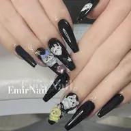 オフ無料🫶🏻デザイン4本ネイル💅チップ長さだし10本
