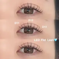 【13日限定】🌻LEDフラットラッシュ 120本+コーティング束感仕上げ🌻
