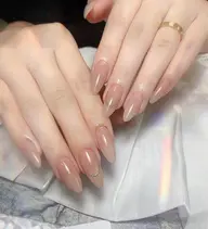 チップ長さ出し10本　ワンカラーネイル