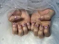 シンプルアートネイル