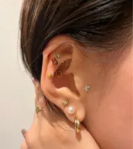 ミニモ学割U22‼️今大人気の耳ツボジュエリー💎両耳2〜10粒まで¥2000💎注意事項を確認の上ご予約下さい☘️