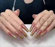 【チップ長さ出し10本】ガラスフレンチ・ミラーフレンチ　¥9980→¥8980