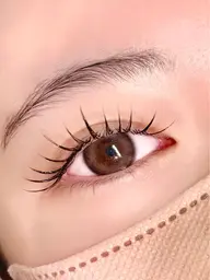 フラットラッシュ100本《ご新規様他店オフ無料＋美容液コーティング込み》