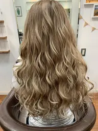 🔹大人気カラーエクステ🔹ケアブリーチカラー＋シールエクステロング(40枚ー100枚の間でお選び下さい)