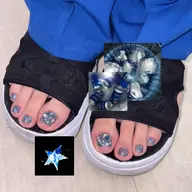 【オフあり】🖤フットワンポイントコース🖤〖パラジェル変更可能〗 赤羽