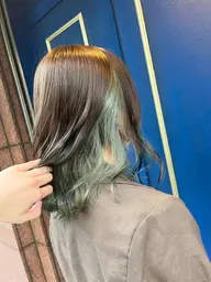 カット＆インナーカラー