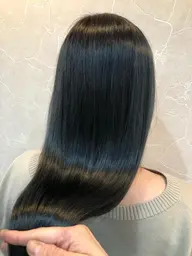 最高級艶髪♪地毛風PREMIUMストレート（縮毛矯正）+カット＋TOKIO超音波TR