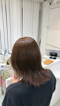 ブリーチなしワンカラー