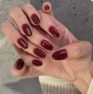 オフなしワンカラーネイル